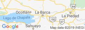 La Barca map